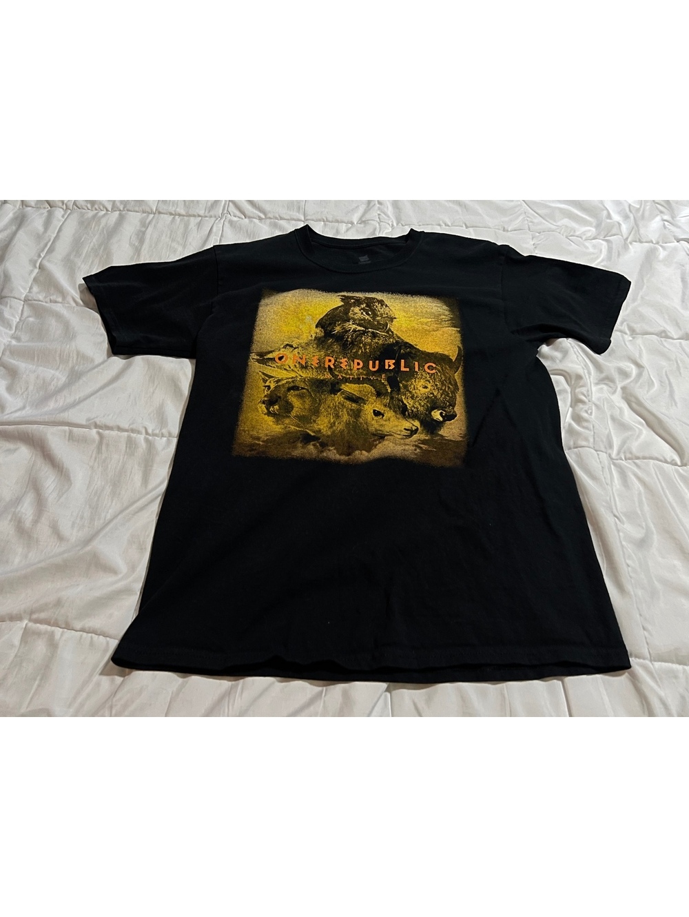 One Republic Native Summer Tour 2014 Merch Black t shirt Men’s Medium